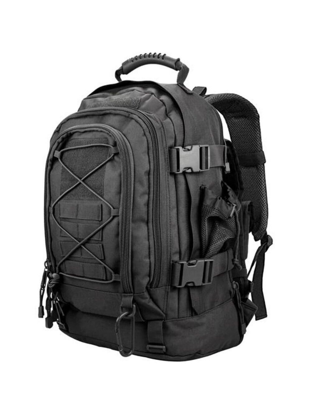 Tactical Military Backpack Molle 3 Day Pack Hiking Camping Travel Black